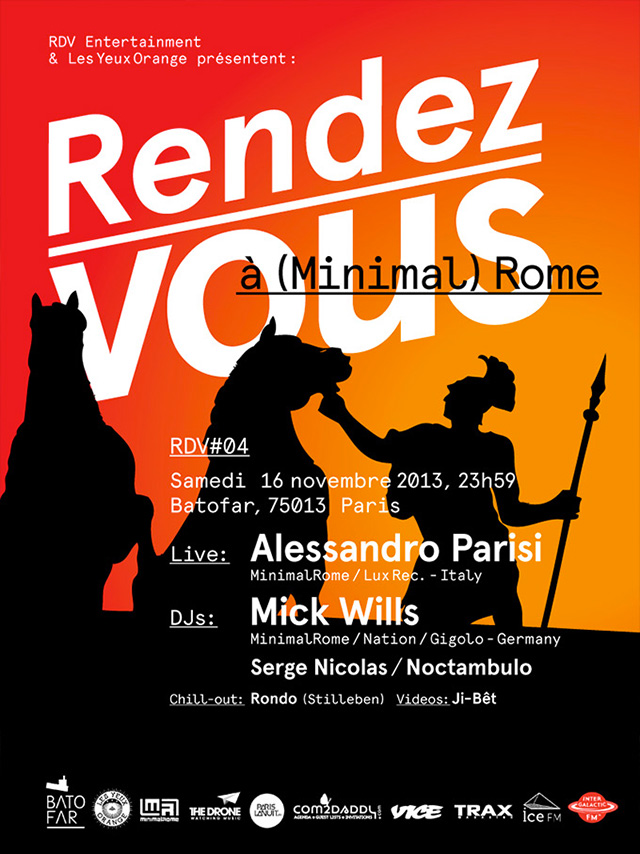 Rendez-Vous 04w/ Alessandro Parisi, Mick Wills @Batofar